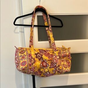 Vera Bradley Yellow and Pink Floral Shoulder Bag